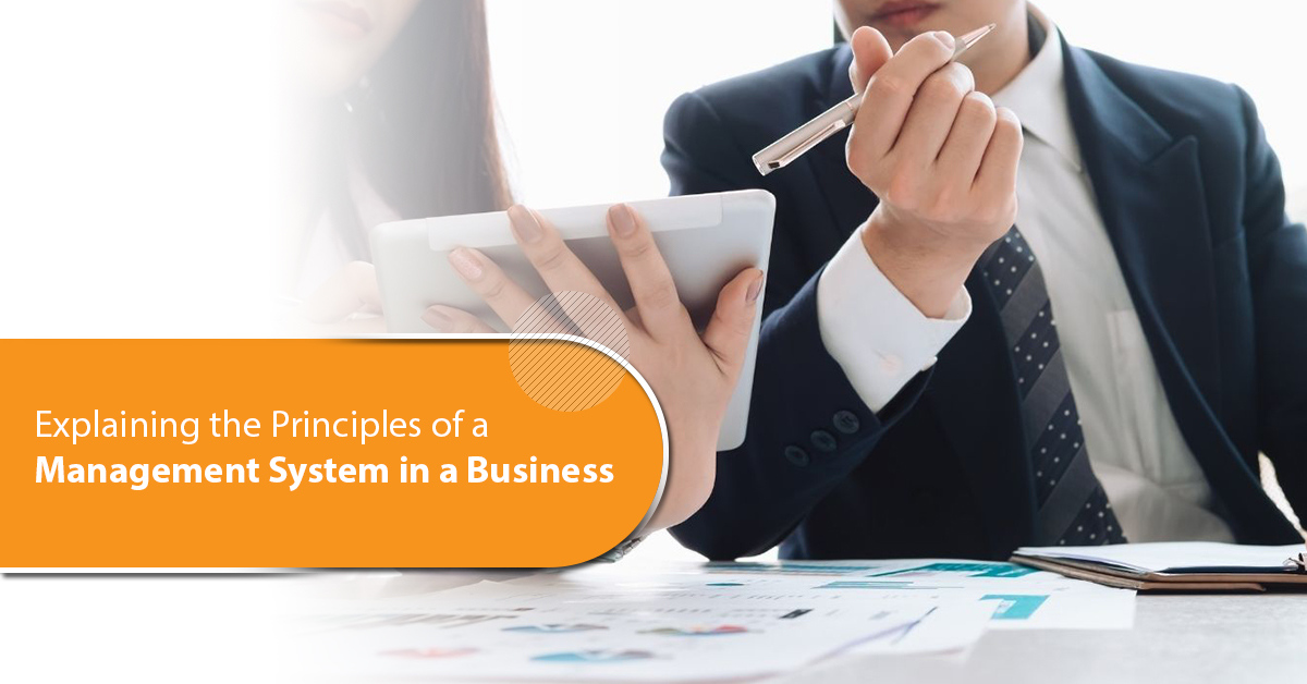 Explaining the Principles of a Management System in a Business